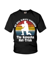 We will always remember the Kenosha hat-trick Youth T-Shirt tile