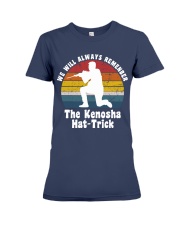 We will always remember the Kenosha hat-trick Premium Fit Ladies Tee tile