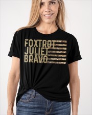 Foxtrot Juliet Bravo Classic T-Shirt apparel-classic-tshirt-lifestyle-front-101