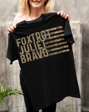 Foxtrot Juliet Bravo Classic T-Shirt apparel-classic-tshirt-lifestyle-front-117