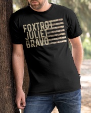 Foxtrot Juliet Bravo Classic T-Shirt apparel-classic-tshirt-lifestyle-front-51