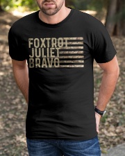Foxtrot Juliet Bravo Classic T-Shirt apparel-classic-tshirt-lifestyle-front-52