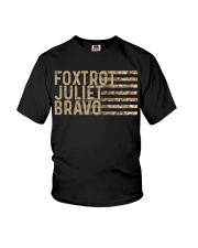 Foxtrot Juliet Bravo Youth T-Shirt tile