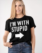 I'm with stupid Classic T-Shirt apparel-classic-tshirt-lifestyle-front-100