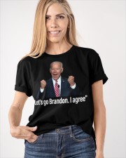 Let's Go Brandon, I agree Classic T-Shirt apparel-classic-tshirt-lifestyle-front-100