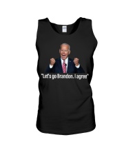 Let's Go Brandon, I agree Unisex Tank tile