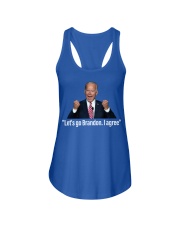 Let's Go Brandon, I agree Ladies Flowy Tank tile