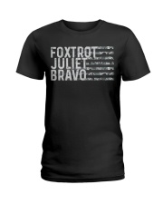 Foxtrot Juliet Bravo Ladies T-Shirt front