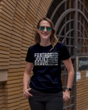 Foxtrot Juliet Bravo Ladies T-Shirt lifestyle-women-crewneck-front-2