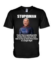 Stupidman V-Neck T-Shirt tile