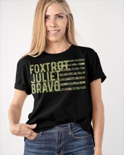Foxtrot Juliet Bravo Classic T-Shirt apparel-classic-tshirt-lifestyle-front-100