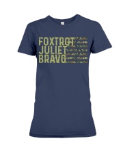 Foxtrot Juliet Bravo Premium Fit Ladies Tee tile
