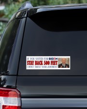 If you voted for Biden Bumper Sticker aos-bumper-10-x-3-sticker-lifestyle-front-08