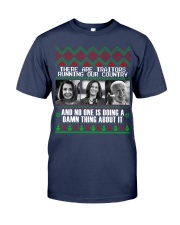 There are traitors running our country Premium Fit Mens Tee tile
