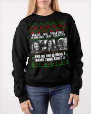 There are traitors running our country Crewneck Sweatshirt apparel-crewneck-sweatshirt-lifestyle-front-39