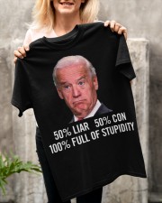 100% full of Stupidity Classic T-Shirt apparel-classic-tshirt-lifestyle-front-117