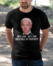 100% full of Stupidity Classic T-Shirt apparel-classic-tshirt-lifestyle-front-50