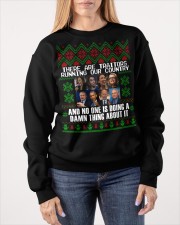 There are traitors running our country Crewneck Sweatshirt apparel-crewneck-sweatshirt-lifestyle-front-39