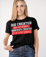 GOD CREATED MAN AND WOMAN Classic T-Shirt apparel-classic-tshirt-lifestyle-front-100