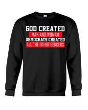GOD CREATED MAN AND WOMAN Crewneck Sweatshirt tile