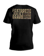 Foxtrot Juliet Bravo V-Neck T-Shirt tile