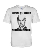 Get some rest Brandon V-Neck T-Shirt tile