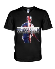 Justice Served V-Neck T-Shirt tile