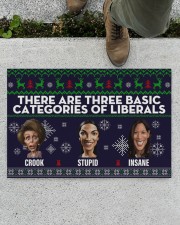 There are three basic categories of liberals Doormat 22.5" x 15" aos-doormat-22-5x15-lifestyle-front-01