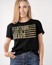 Foxtrot Juliet Bravo Classic T-Shirt apparel-classic-tshirt-lifestyle-front-100