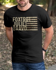 Foxtrot Juliet Bravo Classic T-Shirt apparel-classic-tshirt-lifestyle-front-52