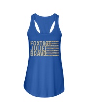Foxtrot Juliet Bravo Ladies Flowy Tank tile