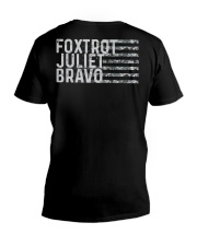 Foxtrot Juliet Bravo V-Neck T-Shirt tile