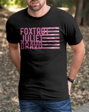 Foxtrot Juliet Bravo Classic T-Shirt apparel-classic-tshirt-lifestyle-front-52