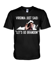 Let's Go Brandon V-Neck T-Shirt tile