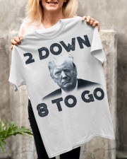 2 down 8 to go Classic T-Shirt apparel-classic-tshirt-lifestyle-front-117