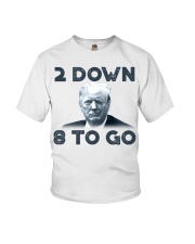 2 down 8 to go Youth T-Shirt tile