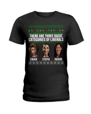 There are three basic categories of liberals Ladies T-Shirt tile