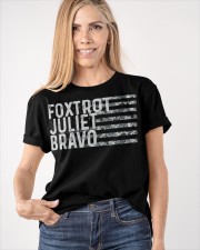 Foxtrot Juliet Bravo Classic T-Shirt apparel-classic-tshirt-lifestyle-front-100