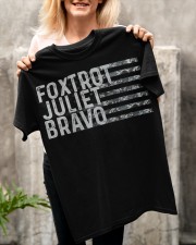 Foxtrot Juliet Bravo Classic T-Shirt apparel-classic-tshirt-lifestyle-front-117