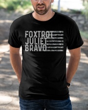 Foxtrot Juliet Bravo Classic T-Shirt apparel-classic-tshirt-lifestyle-front-50