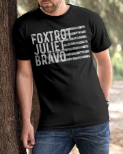 Foxtrot Juliet Bravo Classic T-Shirt apparel-classic-tshirt-lifestyle-front-51