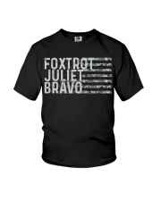 Foxtrot Juliet Bravo Youth T-Shirt tile