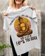 I'm mostly peace, love and light Classic T-Shirt apparel-classic-tshirt-lifestyle-front-117