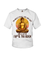 I'm mostly peace, love and light Youth T-Shirt tile