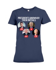 Presidents known by their initials Premium Fit Ladies Tee tile