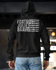 Foxtrot Juliet Bravo Hooded Sweatshirt apparel-hooded-sweatshirt-lifestyle-back-163