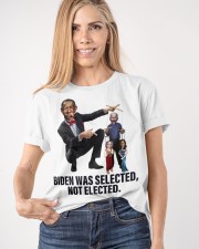 Biden was selected, not elected Classic T-Shirt apparel-classic-tshirt-lifestyle-front-100