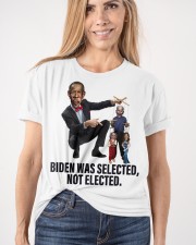 Biden was selected, not elected Classic T-Shirt apparel-classic-tshirt-lifestyle-front-101