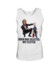 Biden was selected, not elected Unisex Tank tile