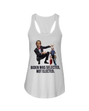 Biden was selected, not elected Ladies Flowy Tank tile